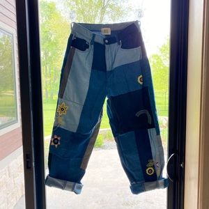 urban outfitters BDG patchwork jeans (size 32)